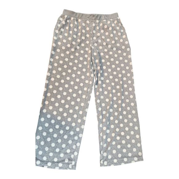 Kate Spade New York polka dot Pajama pants sz small gray white sleepwear - Picture 1 of 10
